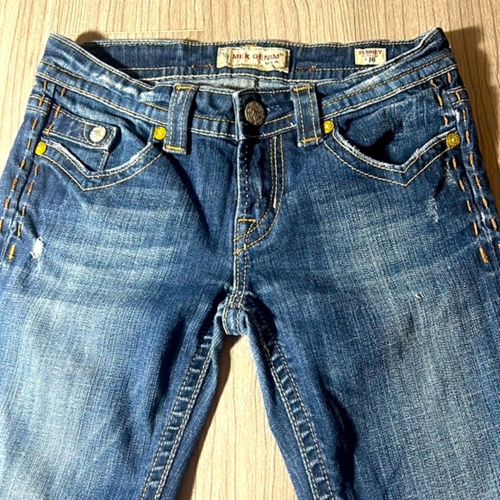MEK bootcut jeans, Sz 24 (26” inseam)